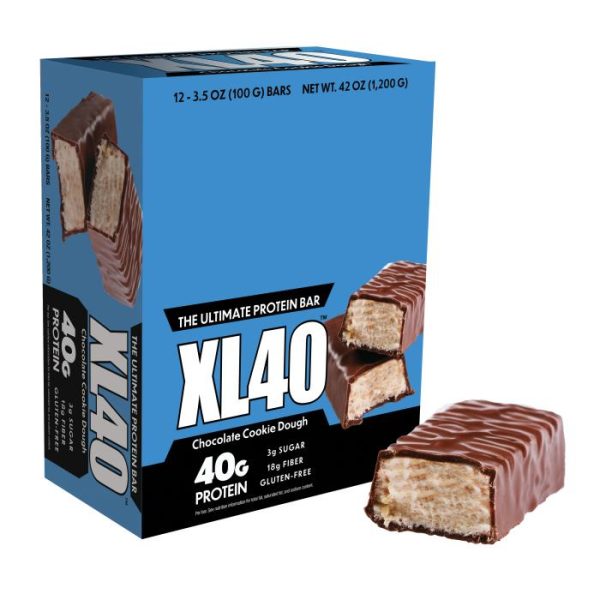 CN XL40 PROT BAR 12/100g      CHOCOLATE COOKIE DOUGH