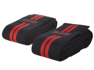 GZ BLK PWRLFTG KNEE WRAP